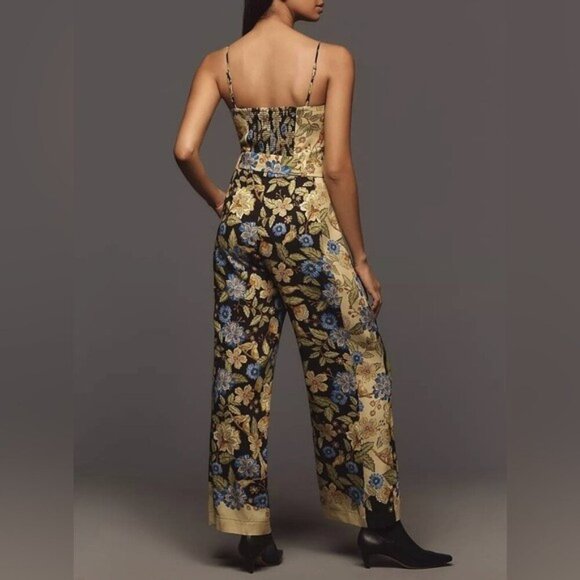 NWT Size M - FARM Rio Square-Neck Floral Jumpsuit NWT US$ 228 - Picture 3 of 15
